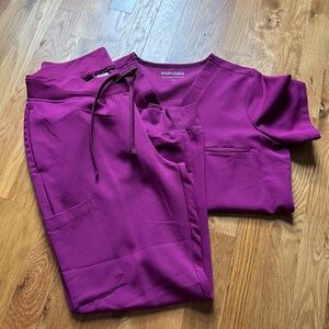 Mandala magenta Scrub Set